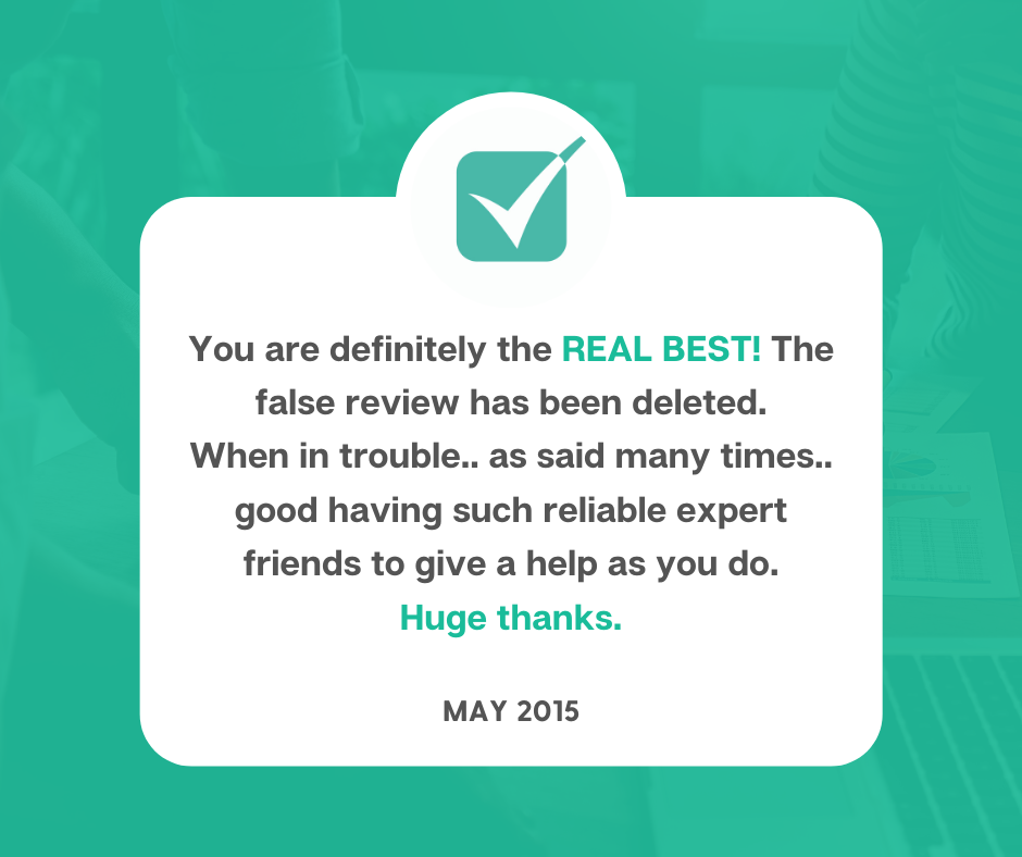 You are definitely the REAL BEST!