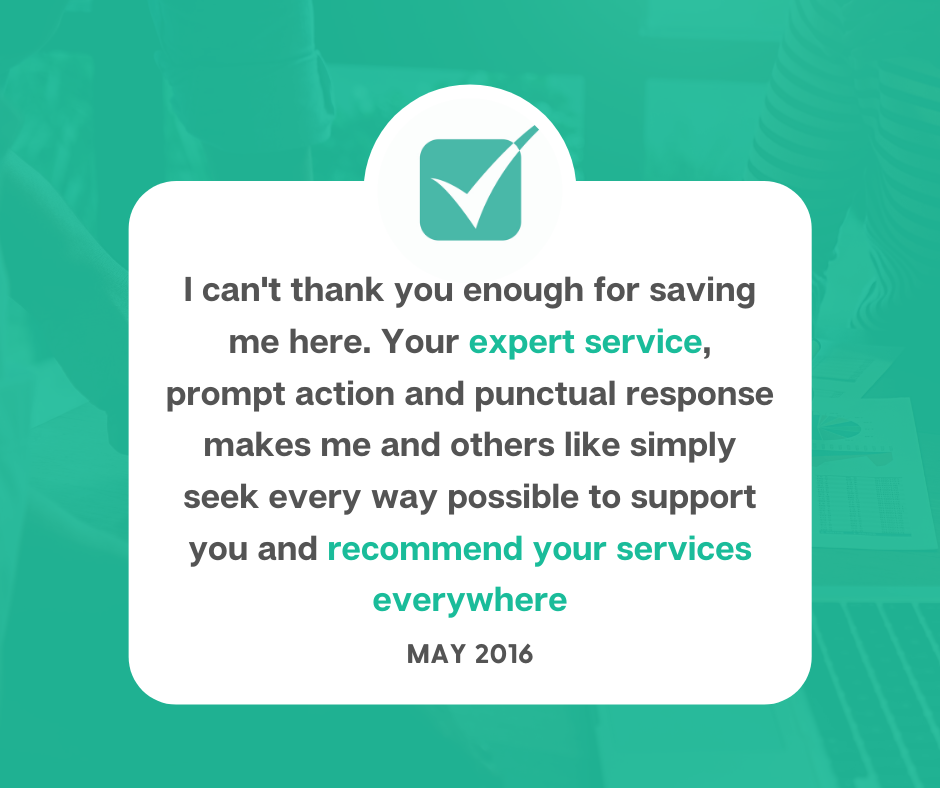 ‘I can’t thank you enough for saving me here’