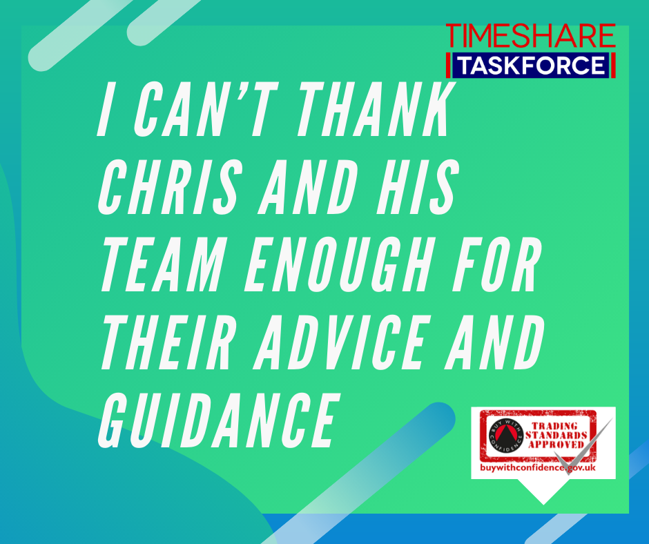 I can’t thank Chris and his team enough for their advice and guidance