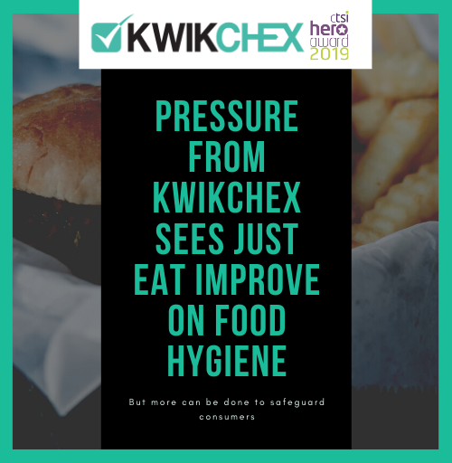 Pressure from KwikChex sees Just Eat improve on Food Hygiene – but more can be done to safeguard consumers