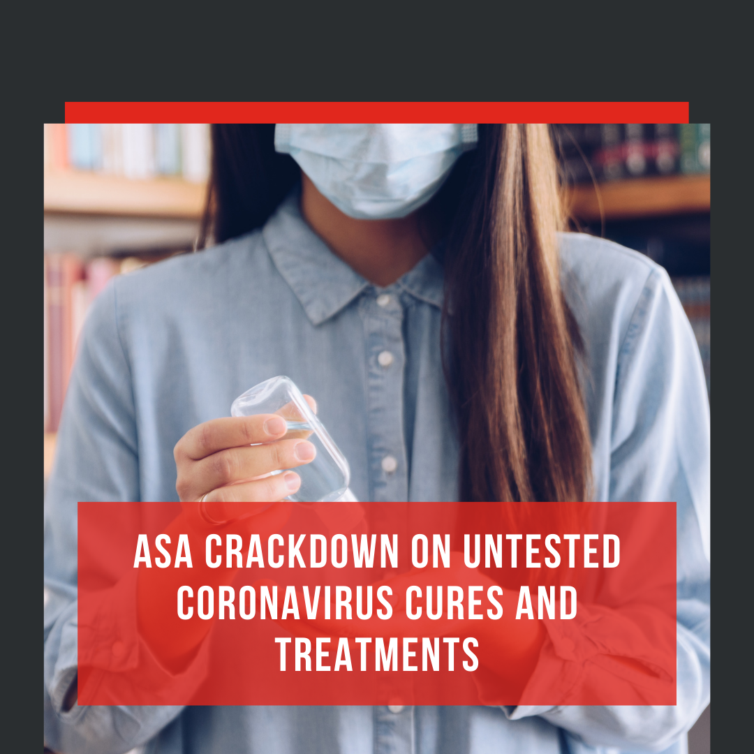 ASA Crackdown on Untested Coronavirus Cures and Treatments