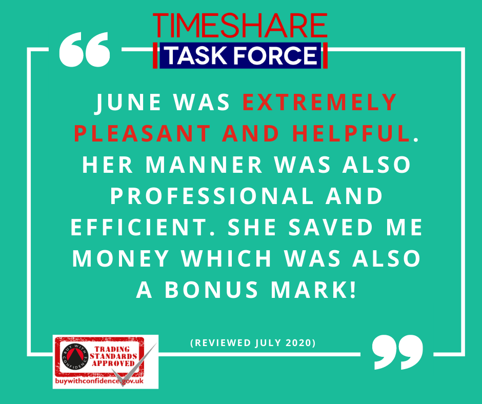 June was extremely pleasant and helpful.