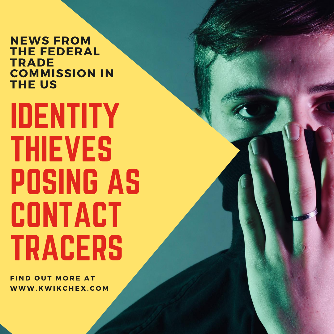 Identity Thieves Posing as Contact Tracers