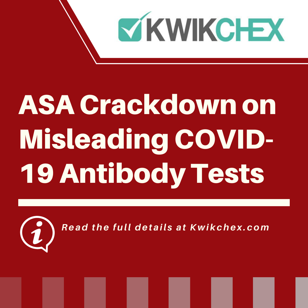 ASA Crackdown on Misleading COVID-19 Antibody Tests