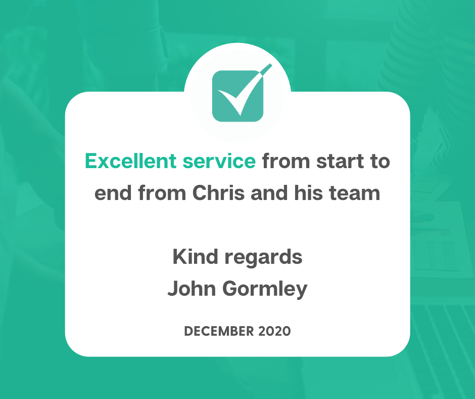 Excellent service from start to end