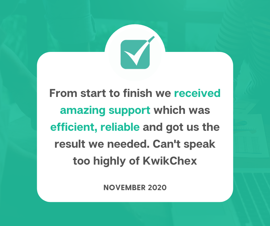 From start to finish we received amazing support