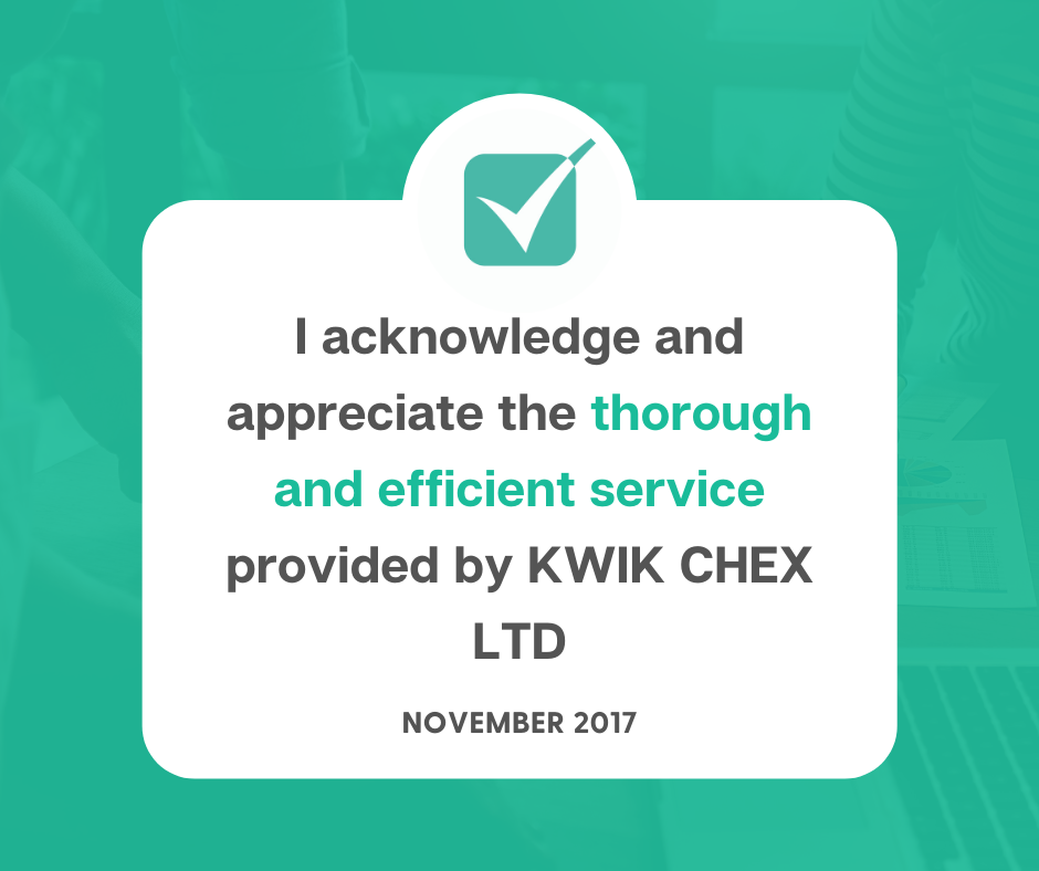 I acknowledge and appreciate the thorough and efficient service