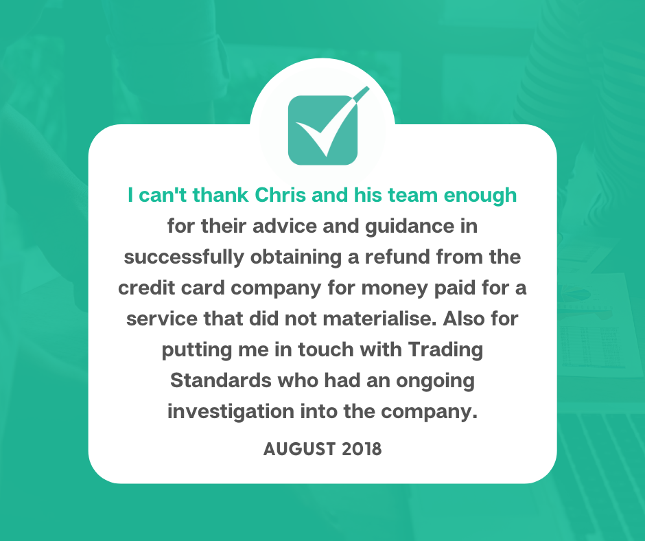 I can’t thank Chris and his team enough