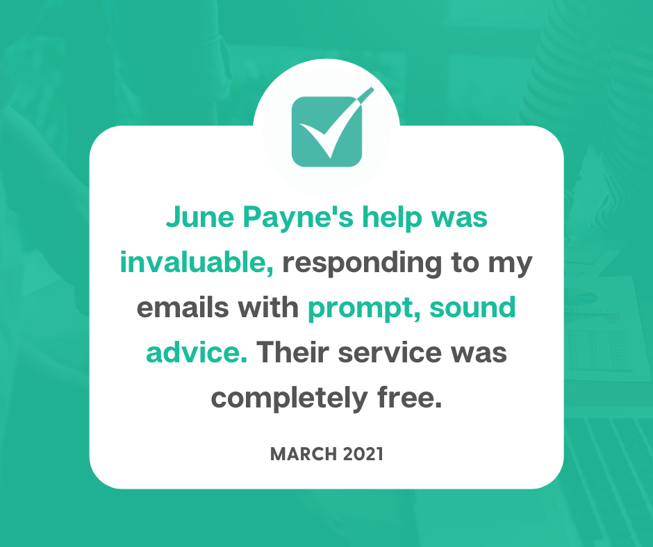 June Payne’s help was invaluable