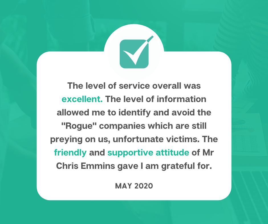 The level of service overall was excellent