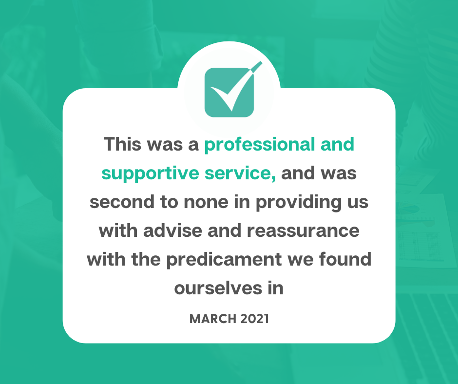 This was a professional and supportive service