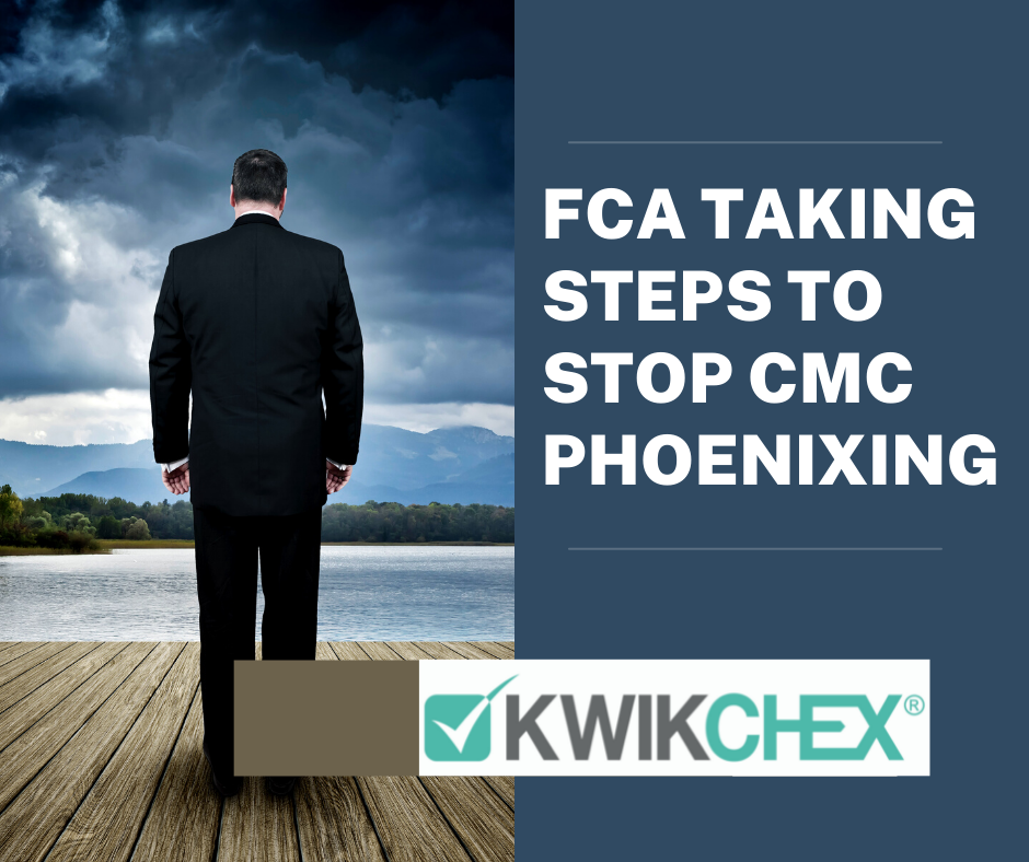 FCA taking steps to stop CMC phoenixing