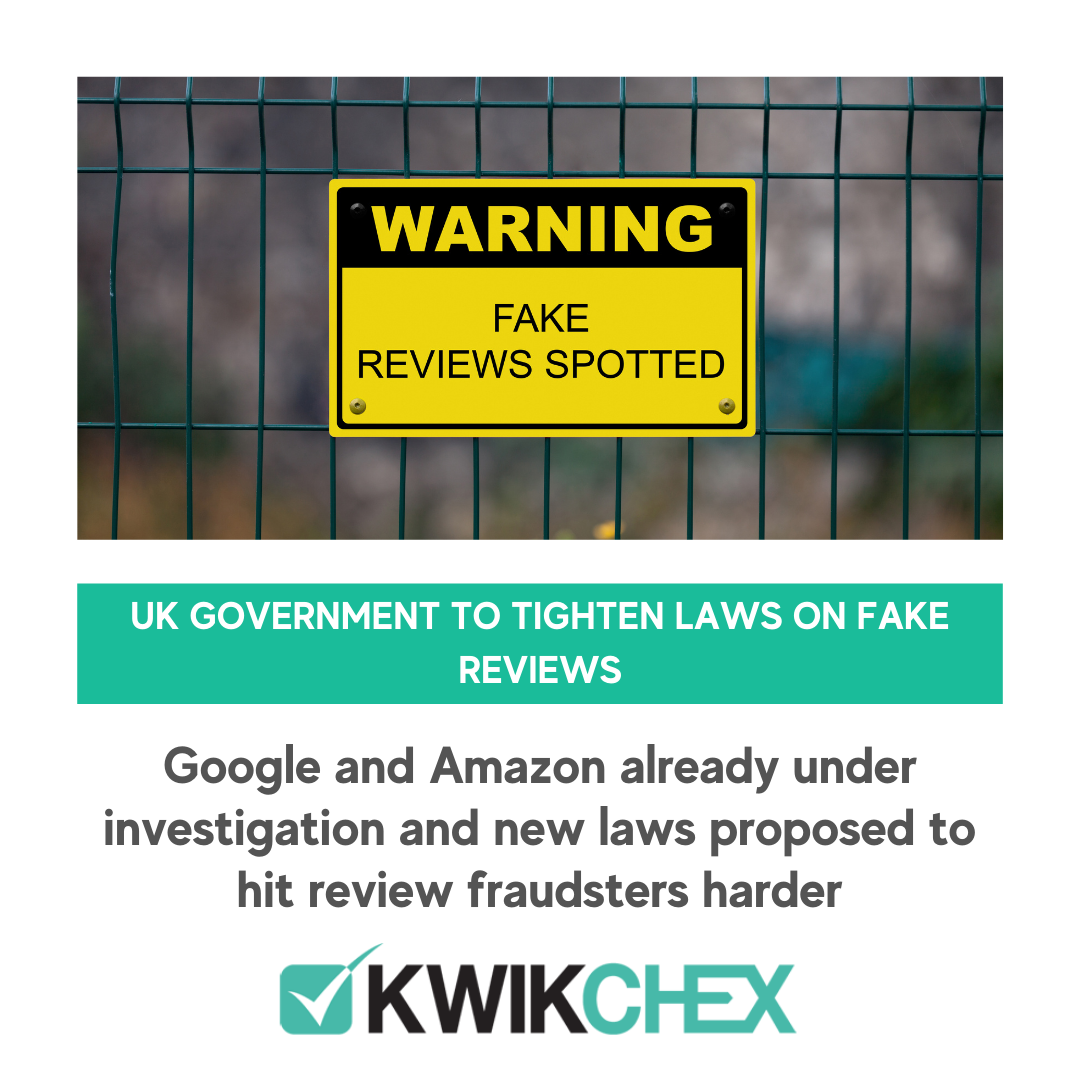 UK Government to tighten laws on fake reviews